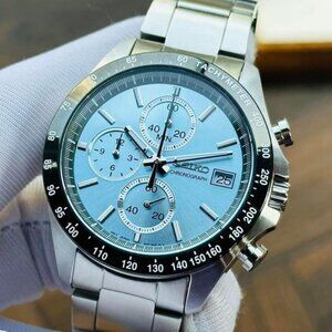 Seiko Spirit Chronograph Blue Dial Men's Watch SBTR029 PRICE FIRM